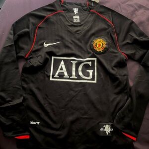 Vintage Nike Manchester United Long Sleeve Jersey